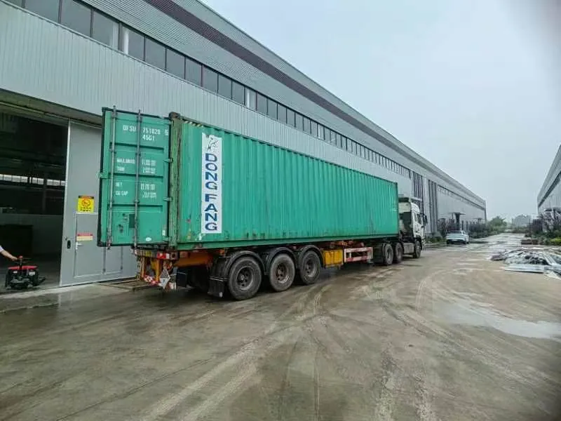 Cat litter products loaded and ready for shipment